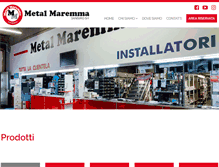 Tablet Screenshot of metalmaremma.com